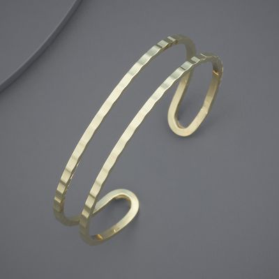 Kushal s Fashion Jewellery Gold -Plated Zircon Trendy Kada | 441081
