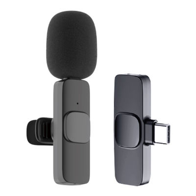 KMW 01 Wireless Microphone | Plug and Play | 20m Range | High Sensitivity | Wide Compatibility, Clear Sound | Type-C & iOS Connector Type