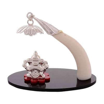 Sterling Silver Ekdant Ganesh Ji | Silver Fire