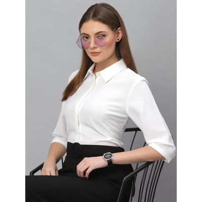 Women White Casual Shirt | XL | SS22SQSYDNEY - White