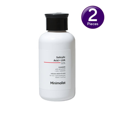 Anti-Acne 02% Salicylic Acid + LHA Face Cleanser Combo