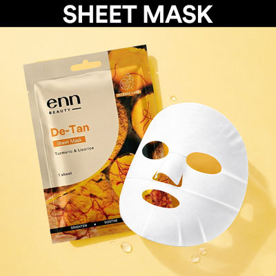 DeTan Sheet Mask | Brightening & Sun Tan Removal Care