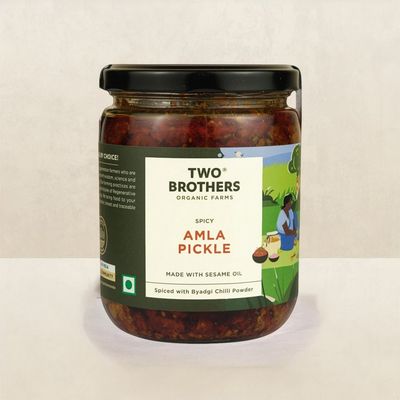 Spicy Amla Pickle | Jar