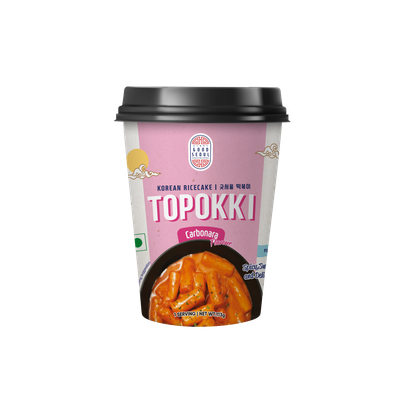 Korean Rice Cake Topokki Carbonara