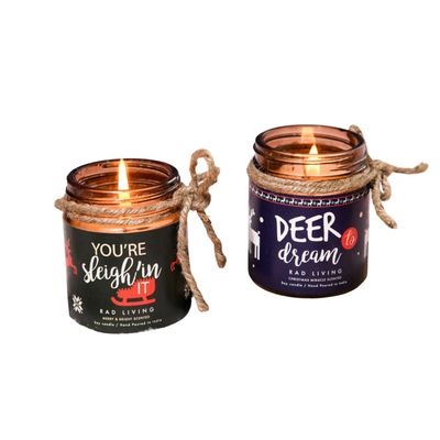 Rad Living Oh What Fun!Scented Candle Jars with Lid