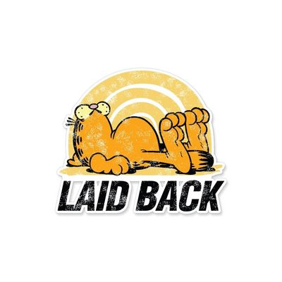 Laid Back - Garfield Official Sticker