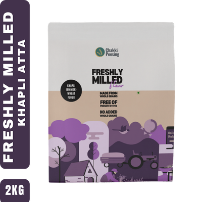 Khapli Wheat Atta | Emmer Wheat & Freshly Milled