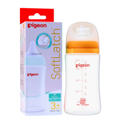 Wn3 Pp Nursing Bottle Plus Type Nipple Yellow | 240 ml