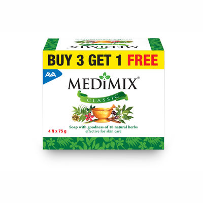 Medimix Classic Ayurvedic Traditionally Made Soap with 18 Herbs