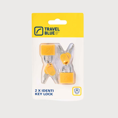 Travel Blue Unisex ABS and Brass Travel Lock | Yellow