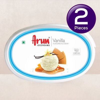 Arun Vanilla Ice Cream Tub Combo