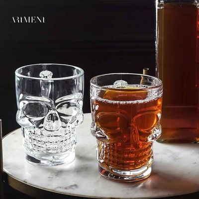 Bohemian Skull Beer Mug | Set of 4 | 500 ml | The Artment