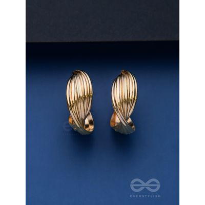 Leveling It Up - Statement Golden Hoops