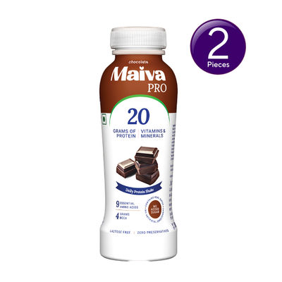 Maiva Pro Chocolate 20g Plant Protein 20 Multivitamin Shake Combo
