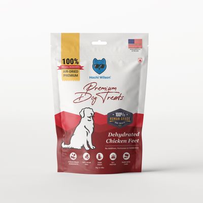 Premium Dog Treat Dehydrated Chicken Feet