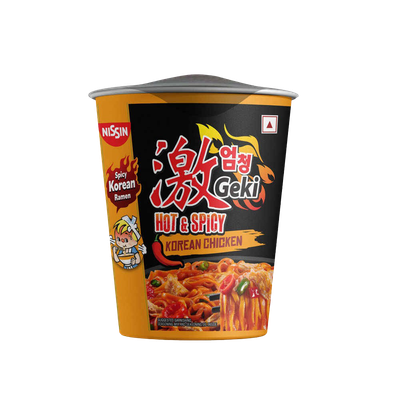 Hot and Spicy Korean Chicken Flavoured Ramen Cup Noodles