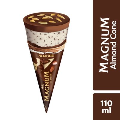 Almond Ice Cream Cone