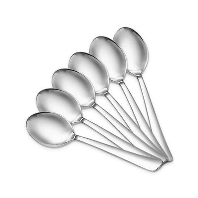 Sparkle Stainless Steel Tea Spoon 6pcs Set,Dishwasher Safe,Silver