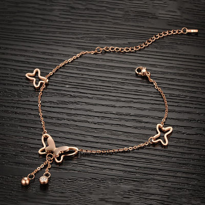Charm Inter-linked Chain Style Chic Anklet