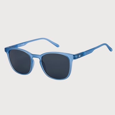 Unisex Solid Sunglasses | Ocean Blue-Grey