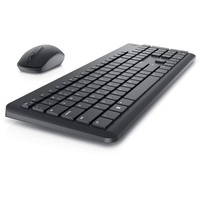 KM3322W Wireless USB Keyboard and Mouse Combo, Anti-Fade & Spill-Resistant Keys, up to 36 Month Battery Life, 3Y Advance Exchange Warranty - Black