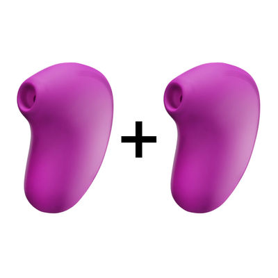That Sassy Thing Lit Personal Massager With Suction Tech For Women - Hot Pink Combo