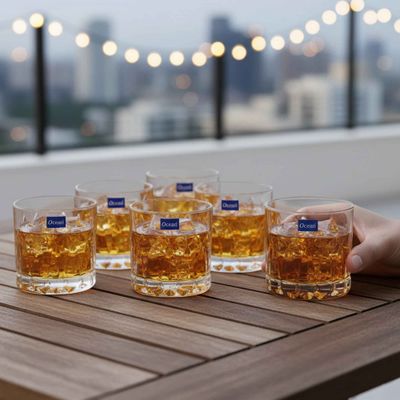 Traze Pst Whisky Glass | 350 ml | 6 pcs | Ocean Glassware