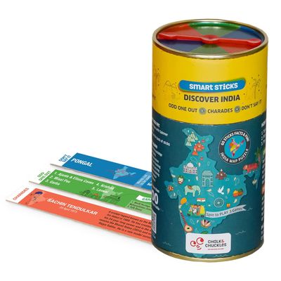 Chalk And Chuckles Smart Sticks-Discover India Game