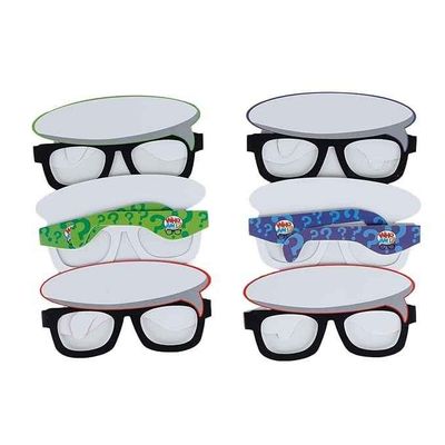 Writable Quirky Goggles | Glasses For Party Decoration | Set Of 6