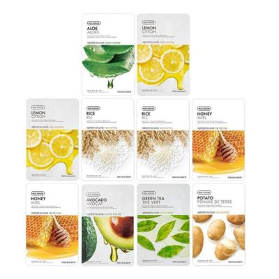Real Nature Glowing Bride Sheet Mask Combo