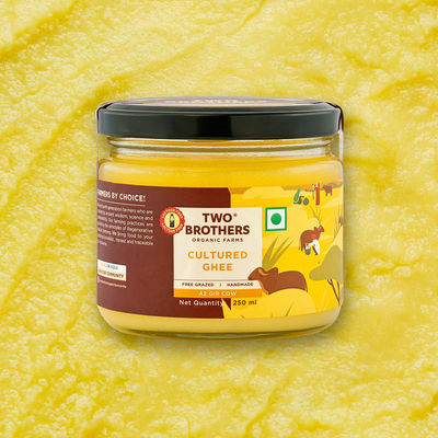 Two Brothers A2 Cow Cultured Ghee Desi Gir Cow | Jar