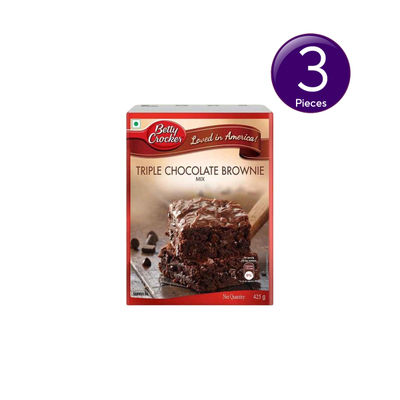 Triple Chocolate Brownie Instant Cake Mix Powder | Baking Essential | Combo