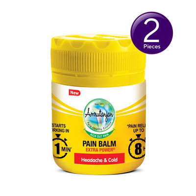 New Amrutanjan Extra Power Pain Balm Combo
