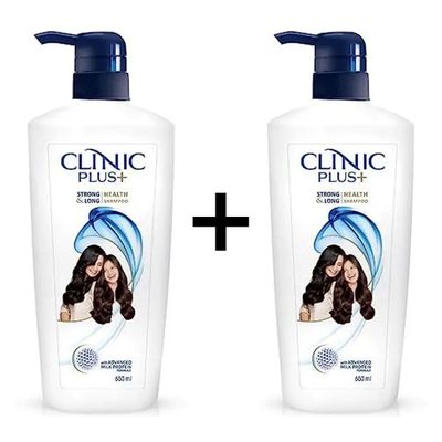 Strong & Long Shampoo with Milk Proteins and Multivitamins Combo