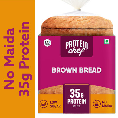 35g Protein Brown Bread, No Maida No Preservatives