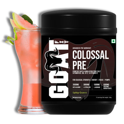 Colossal Pre | Spicy Guava Flavour | Strong and Advanced Pre Workout Formula