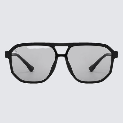 Unisex Geometric Stainless Steel Hexagonal Sunglasses | Assorted - L