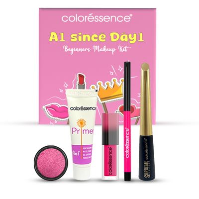 A1 Since Day1 Face Makeup Kit | Lipstick, Kajal, Eyeliner, Eyeshadow, Primer Gift Set