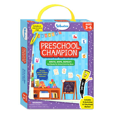 Write & Wipe Preschool Champion - On the go