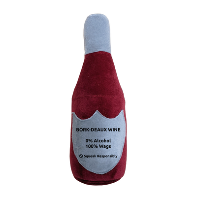 Bork-Deaux Wine Bottle Dog Toy