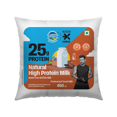 High Protein Buffalo Fresh Milk | 25g Protein