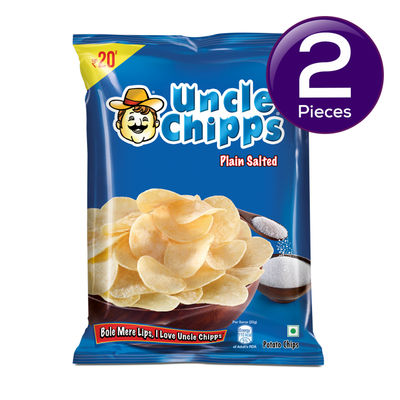 Potato Chips, Plain Salted Flavour, Crispy Chips & Snacks Combo