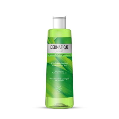 Aqua Cloud Hydrating Shower Gel, 24 hr Hydration, Hyaluronic Acid & NMF