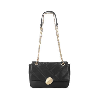 Casual Sling Bag with Magnetic Closure in Black