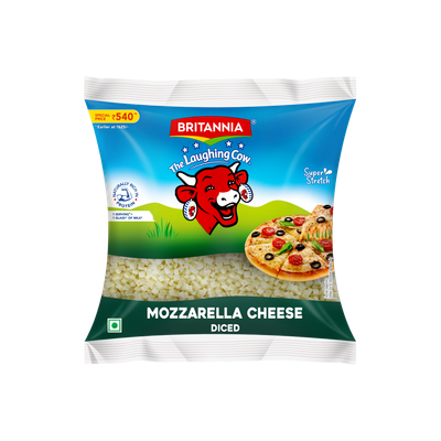 Britannia Laughing Cow Diced Mozzarella Cheese