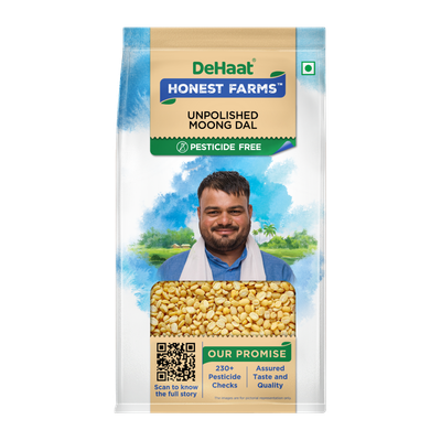 DeHaat HF Unpolished Moong Dal | Pesticide Free