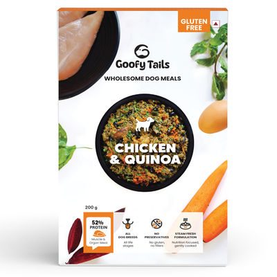 Chicken & Quinoa Fresh Dog Food | Gluten Free | Wet Dog and Puppy Food