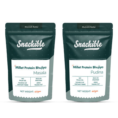 Snackible Millet Protein Bhujia | High Protein - No Palm Oil