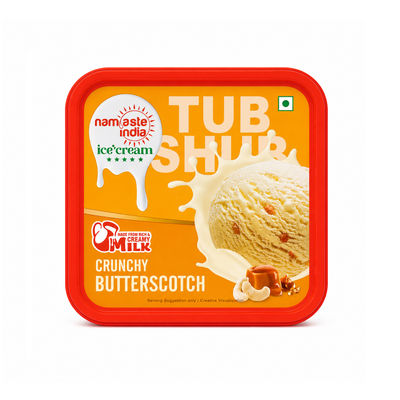 Crunchy Butterscotch Ice Cream Tub