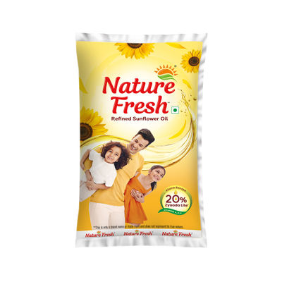 Refined Sunflower Oil Pouch